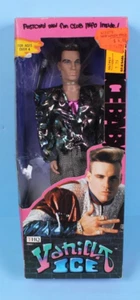 Vintage VANILLA ICE rapper vestito bambola THQ Toys 12” danni plastica mai aperti 1991 - Foto 1 di 6