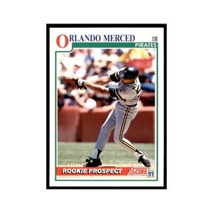 1991 Score Orlando Merced Baseball Cards #747 - Picture 1 of 3