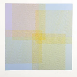 GIDO WIEDERKEHR, Konstruktive Komposition, KONKRETE KUNST, 60x80cm Schweiz - Bild 1 von 6