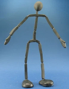 SCHLEICH Biegefigur - Gliedermännchen - 14,5 cm - ca. 1965 - Figur Bendy Bieger - Picture 1 of 6