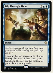 Dig Through Time - #119-MTG-Commander 2021 (C21)-Regular-NM - Picture 1 of 2