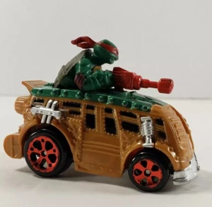 TMNT Teenage Mutant Ninja Turtles Raphael Playmates Assault Van Diecast Car Van - Picture 1 of 5
