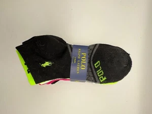 NWT Polo Ralph Lauren Women's Ankle Socks 6 pack Size 9-11 Multicolored - Picture 1 of 5