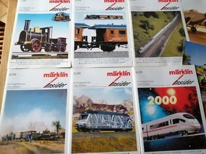 LOT 6 numéros MÄRKLIN Insider le magazine du club Märklin 1999 / Modélisme train - Picture 1 of 2