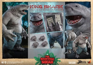 Hot Toys King Shark 1:6 Scale Figur Suicide Squad Sylvester Stallone PPS006 DC - Bild 1 von 15