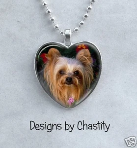 Heart Photo Charm Custom Art Pendant Keepsake Memorial Pet Unique Gift - Picture 1 of 1