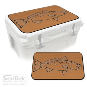 SeaDek Pad Top fits YETI Tundra Cooler - Marine EVA Mat - T/B - SD Seatrout - Picture 1 of 6