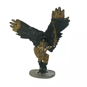 Granatiere Peltro Figura 1985 Dungeons Dragons Dipinto D&D Hawkman Bird Man Spada - Foto 1 di 3