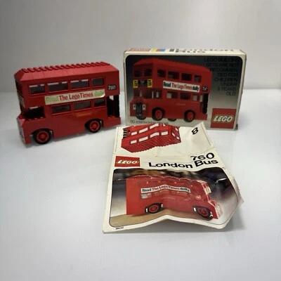 Lego London Bus 1974 Set 760 100% Complete With Box And Instructions - Image 1 of 4