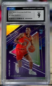 2022 Panini Chronicles Draft Picks Recon Jabari Smith Jr #9 CGC 9 Mint Rookie RC - Picture 1 of 2