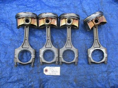 02-04 Acura RSX Type S K20A2 pistons and rods engine motor OEM PRB set JU773 - Image 1 of 4