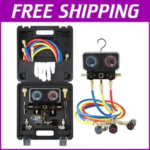 Multifunctional Automotive AC Gauge Kit for Home Garage & Mechanic Shops - Picture 1 of 8
