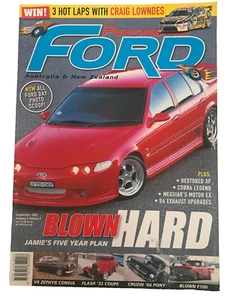 Performance Ford Sept 2005 Vol 5 Edition 8 Car Magazine Duel Ford Poster Inside - Picture 1 of 9