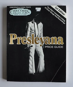 Book Presleyana Elvis Presley Record Collectors Price Guide Osborne & Hamilton's - Imagen 1 de 8