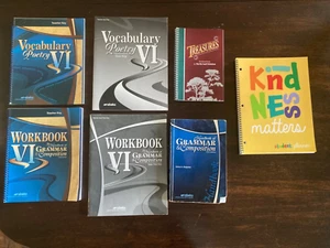 Abeka 12th VI Grammar Vocabulary  Poetry Lit Current Edition - Picture 1 of 8