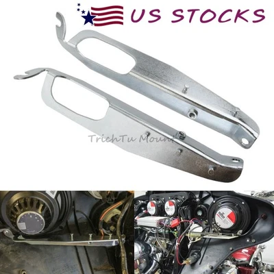 Inner Batwing Fairing Support Brackets For Harley Touring 1996-2013 58938-96C - Imagem 1 de 4