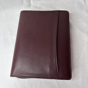 Dayrunner Planner 3 Ring 8x10 Classic Edition Madrid Burgundy 171-60 Zip Around - Picture 1 of 9