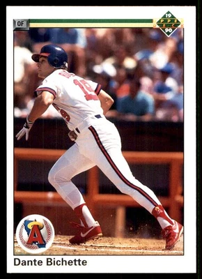 Dante Bichette 1990 Upper Deck #688 Angels MLB LEER ENVÍO GRATUITO AutographDen Foto 1 de 2