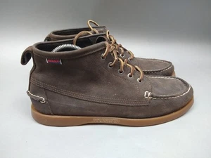 Sebago Docksides Chukka Mens Shoes Size 9 Brown Sample Pair - Picture 1 of 13