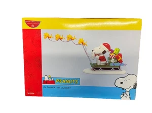 Department 56 Peanuts Snoopy Woodstock On Dasher On Dancer Figur 56.59106   - Bild 1 von 3