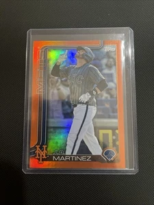 Topps Chrome 2025 Jd Martinez New York Mets /25 Orange Refractor - Bild 1 von 7
