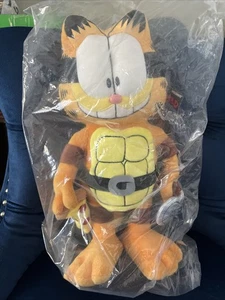 Garfield Garfello Teenage Mutant Ninja Turtle TMNT Plush 13in Kidrobot Phunny - Picture 1 of 6