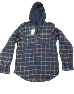 Sudadera con capucha estilo franela abotonada talla 7 de arquitecto para niños Foto 1 de 4