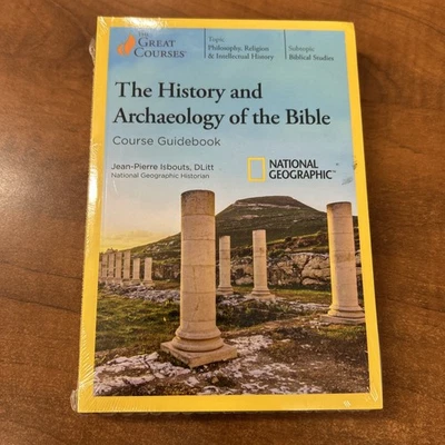 GREAT COURSES: HISTORY AND ARCHAEOLOGY OF THE BIBLE DVD & BOOK NEW SEALED 4 Disc - Image 1 of 2