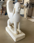Greek SPHINX of Naxos Woman Lion Cast Sculpture Statue Museum Copy  9"