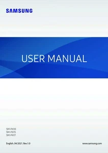 SAMSUNG GALAXY TAB SM-P610 S6 GUÍA MANUAL DE INSTRUCCIONES IMPRESO LITE 139 páginas - Imagen 1 de 1