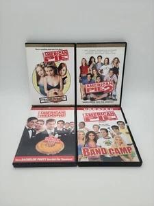Lot of 4 American Pie DVD Lot: American Pie 1 2 Wedding and Band Camp Unrated - Picture 1 of 13