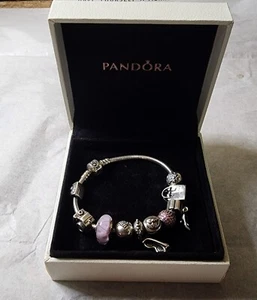 ♡Pandora ALE S925 Pacchetto 10 ciondoli. Braccialetto e ciondoli regalo di Natale Pandora. - Foto 1 di 13