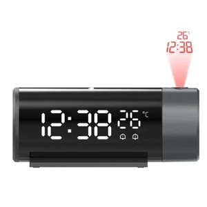 User Friendly LED Projection Clock for Time and Temperature Monitoring - Picture 1 of 17