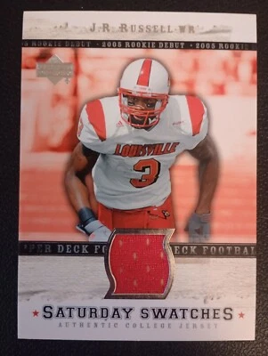 2005 UD Rookie Debut J.R. Russell JERSEY Louisville - Image 1 of 2