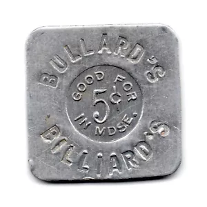 BULLARD’S BILLIARD’S • 5¢ • CAMBRIDGE, IOWA, IA. • TC-104500 - Bild 1 von 2