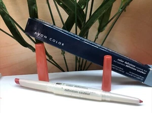 Avon Color Definition Moisture Duo Lipstick and Lip Liner Pencil PEACH NECTAR - Picture 1 of 4