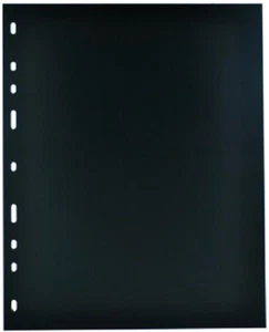 10 Lighthouse OPTIMA BLACK Interleaves Pages Divider OPTIMAZWL For 4 Ring Binder - Picture 1 of 2