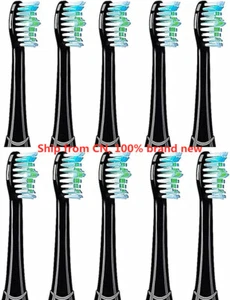 10x Toothbrush Heads JUST for Silk'n Silkn SonicYou / SonicSmilePLUS - Picture 1 of 4