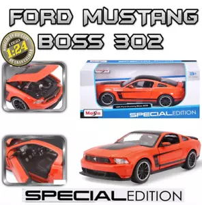 Coche deportivo americano 2012 - Ford Mustang Boss 302 (Escala 1/24) Muscle Cars - Imagen 1 de 16
