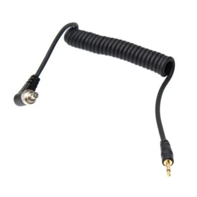 2.5mm to Male FLASH PC Sync Cable Cord with Screw Lock for Canon Nikon Seagull - Image 1 of 3