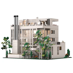 MOC: Bright White and Freestanding House with Interior 5283 Bricks Gift DIY - Picture 1 of 8
