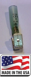 100 ins. termoretraibili blu 14-16 AWG Piggyback Terminale di sgancio rapido 1/4" USA - Foto 1 di 2