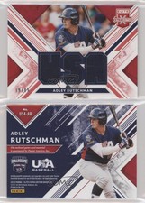 2019 Elite Extra Edition USA National Team Materials Red /49 Adley Rutschman