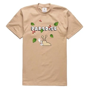 "Paradise" High Quality Heavyweight 420 Cannabis Oversized Streetwear T-Shirt - Picture 1 of 1