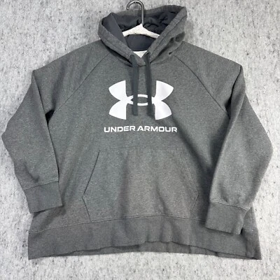 Hoodie Under Armour Men's UA Rival Fleece Big Logo Hoody Sweatshirt Size XXL - Image 1 of 4