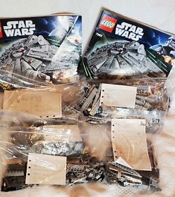 Lego 7965 Star Wars Millennium Falcon 2011 w/Manuals Incomplete No box/Figures