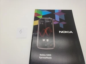 Nowy stary zapas angielski NOKIA 5800 telefon komórkowy instrukcja obsługi przewodnik UK3POST - Zdjęcie 1 z 5