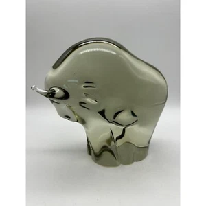 Signed Murano Art Glass Bison Sculpture Figurine Designed by Livio Seguso - Picture 1 of 12