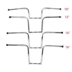 10" 12" 14" 16" Chrome 1-1/4" Ape Hanger Handlebar Bar Fit For Harley Sportster - Picture 1 of 14