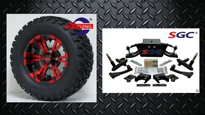 Club Car DS Golf Cart 6" A-Arm Lift Kit + 12" Wheels and 23" AT Tires 1982-2003 Foto 1 de 4